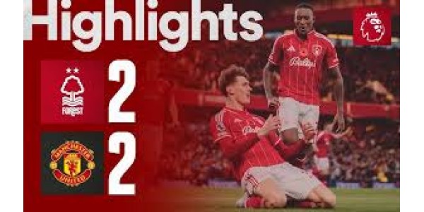 Manchester United 2-2 Nottingham Forest